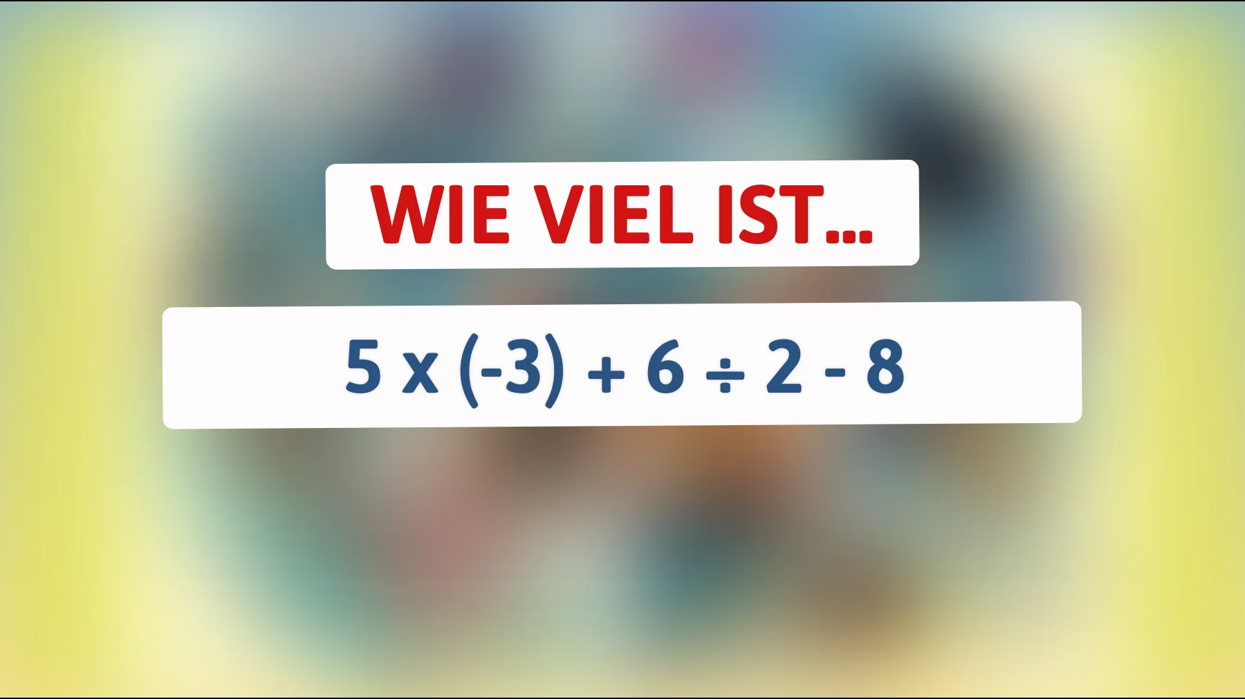 Diese mathematische Herausforderung löst nur einer von 100 - Bist du klug genug?"
