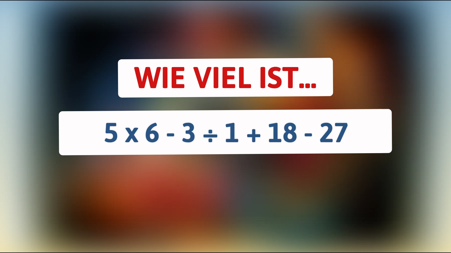 Du wirst staunen! Nur 1 % der Menschen kann dieses scheinbar einfache Mathe-Rätsel lösen – bist du einer von ihnen?"