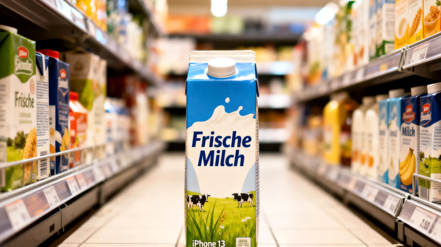 Frische Milch"