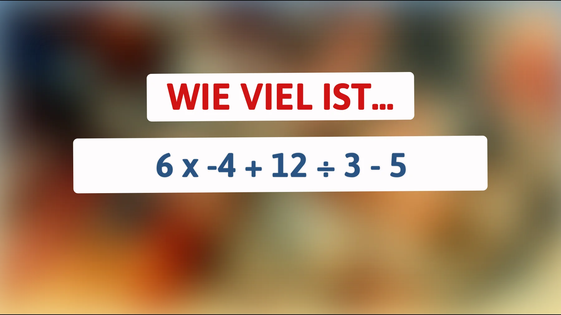 Nur 1 % der Bevölkerung kann dieses mathematische Rätsel knacken – gehörst du dazu?"