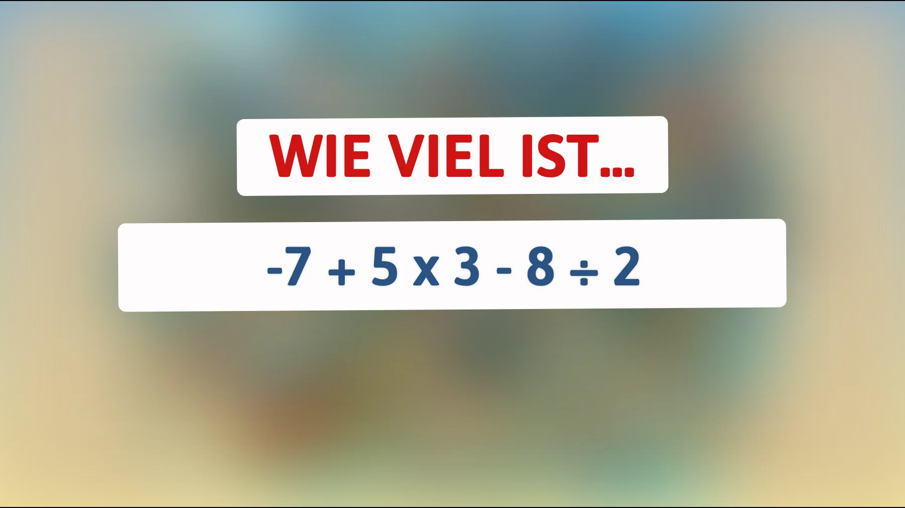 Nur für wahre Denksport-Champions: Kannst du dieses knifflige Mathe-Rätsel knacken?"