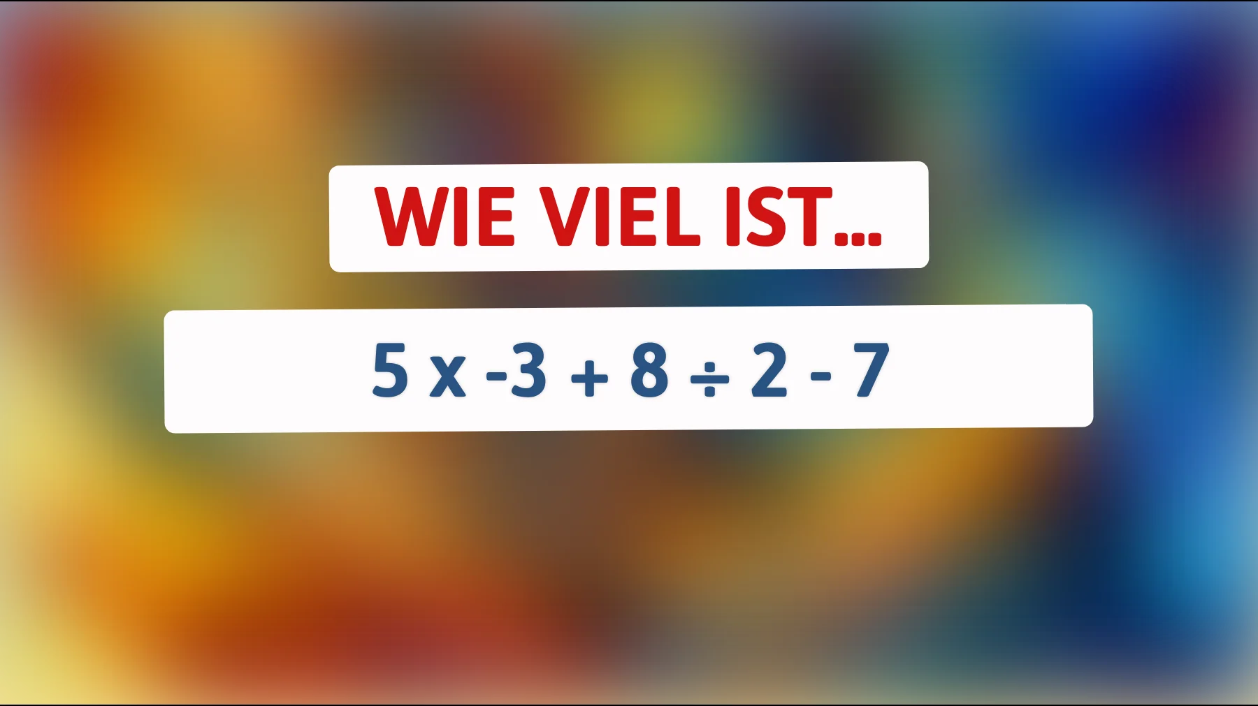 Schlägst du Einstein in dieser Rechengleichung? Teste dein Genie mit dem ultimativen Mathe-Rätsel!"