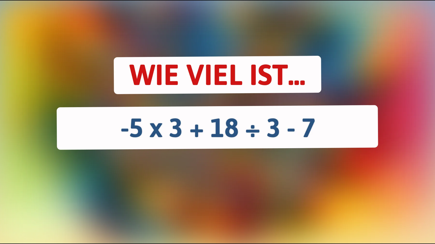 Schlägst du die Mathematik? Nur logische Denker knacken diese Rechenherausforderung! Bist du dabei?"