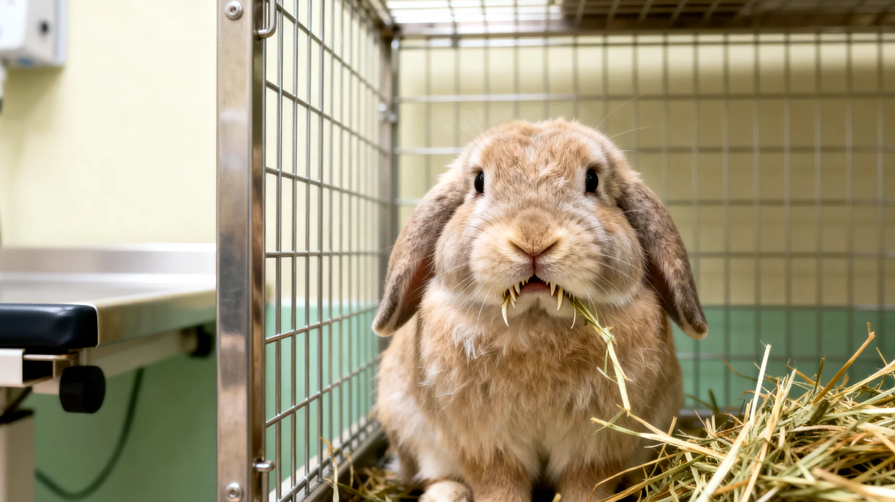 Erwachsene Kaninchen leiden häufig unter Zahnproblemen, da ihre Zähne lebenslang wachsen und bei unzureichendem Zahnabrieb zu Malokklusion, schmerzhaften Zahnspitzen und Abszessen führen können, was Fressunlust und ernsthaften Gesundheitsproblemen zur Folge hat"