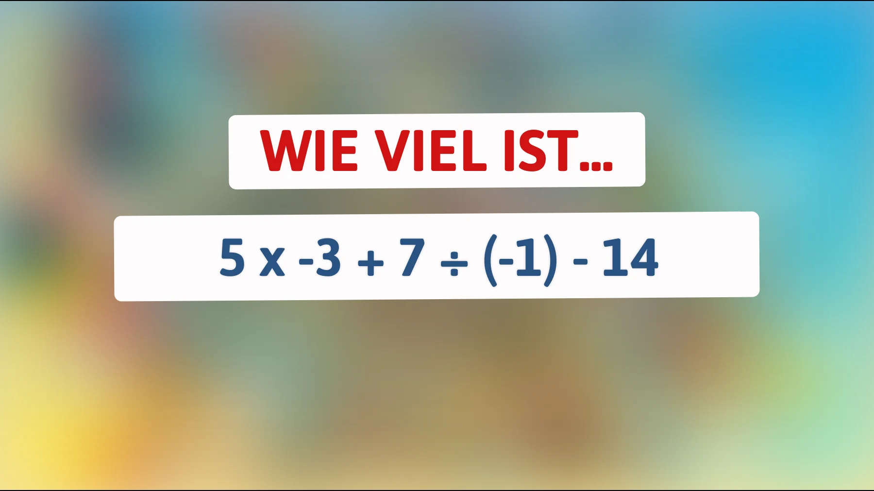 Nur 1% können dieses mathematische Rätsel lösen: Schaffst du die ultimative Herausforderung für kluge Köpfe?"