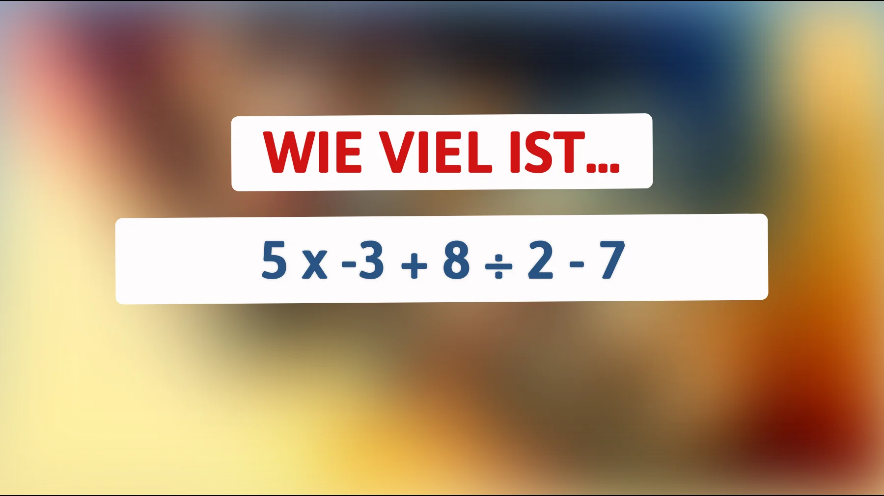 Nur Genies lösen dieses Mathe-Rätsel: Kannst du die richtige Lösung finden?"