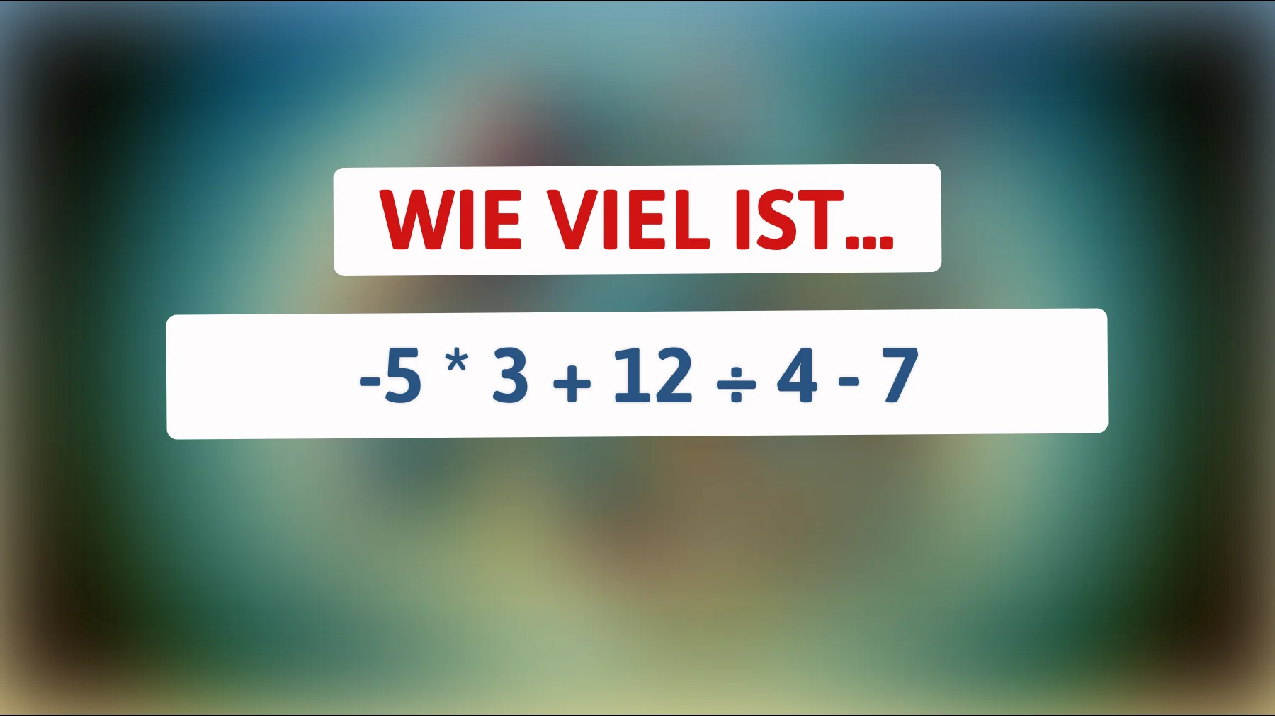 Nur die brillantesten Denker können dieses mathematische Rätsel lösen: Bist du einer von ihnen?"